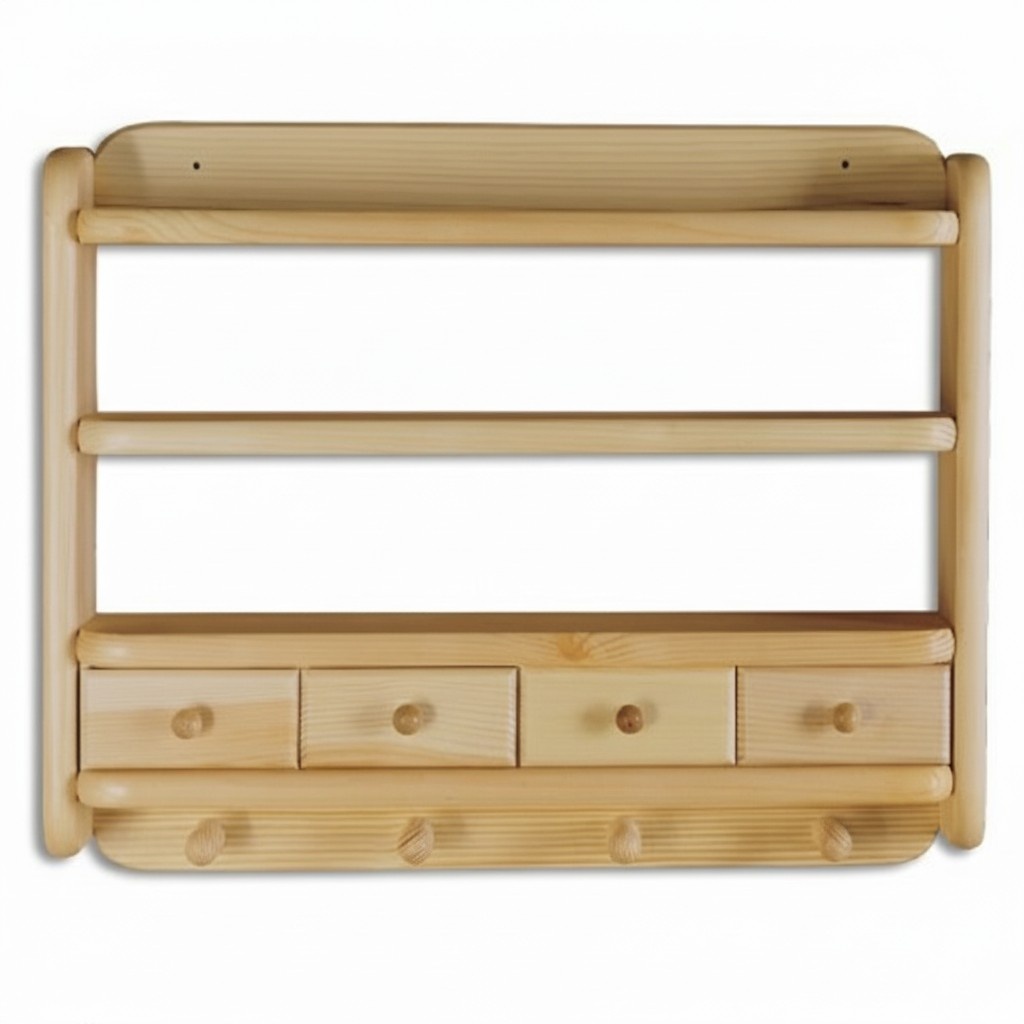 Schrank Vollholz Möbel Holz Regal Massivholz Wandschrank Regale Küchenschrank