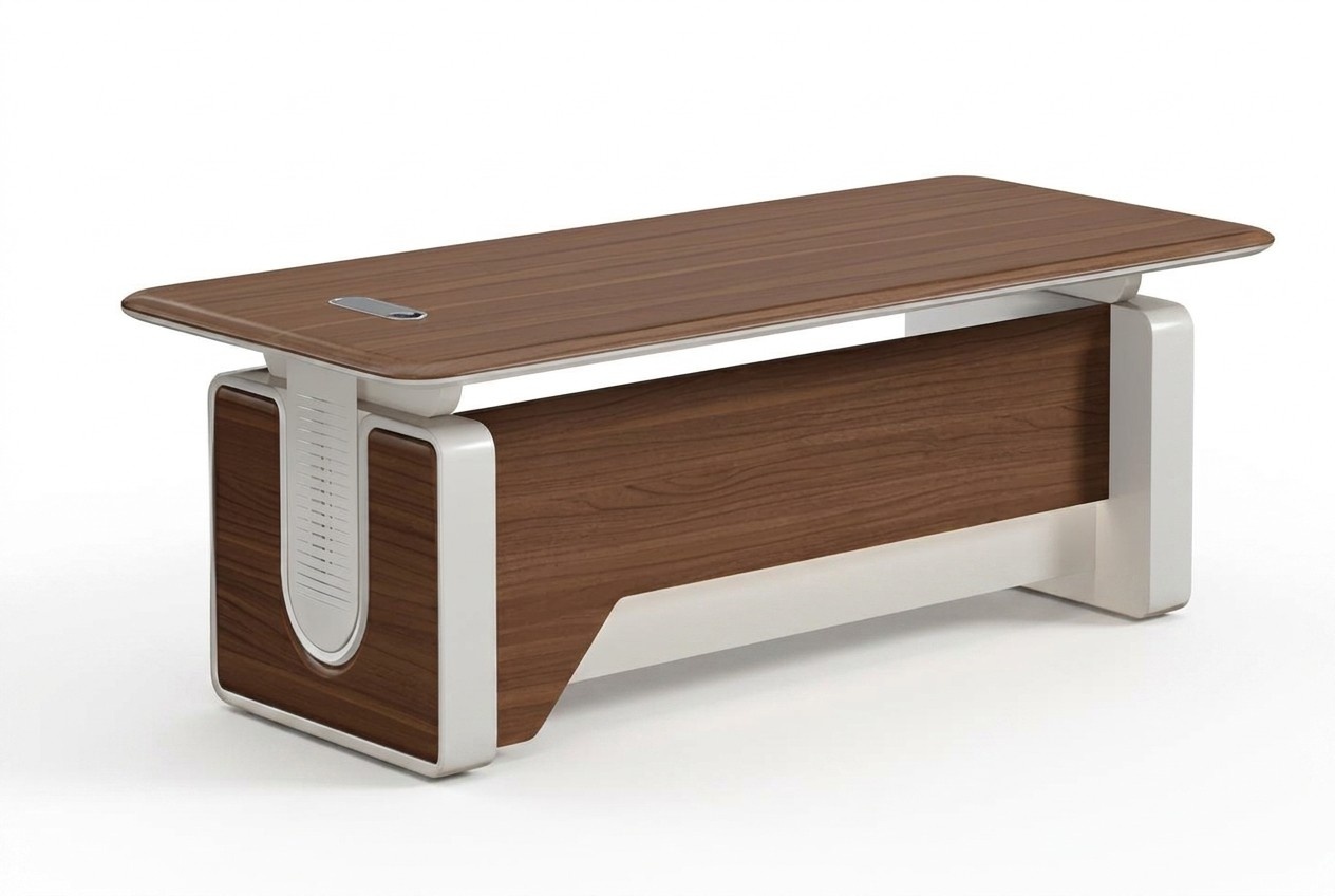 Schreibtisch Büro Tisch 180x80x75 cm modern Holz Arbeitszimmer
