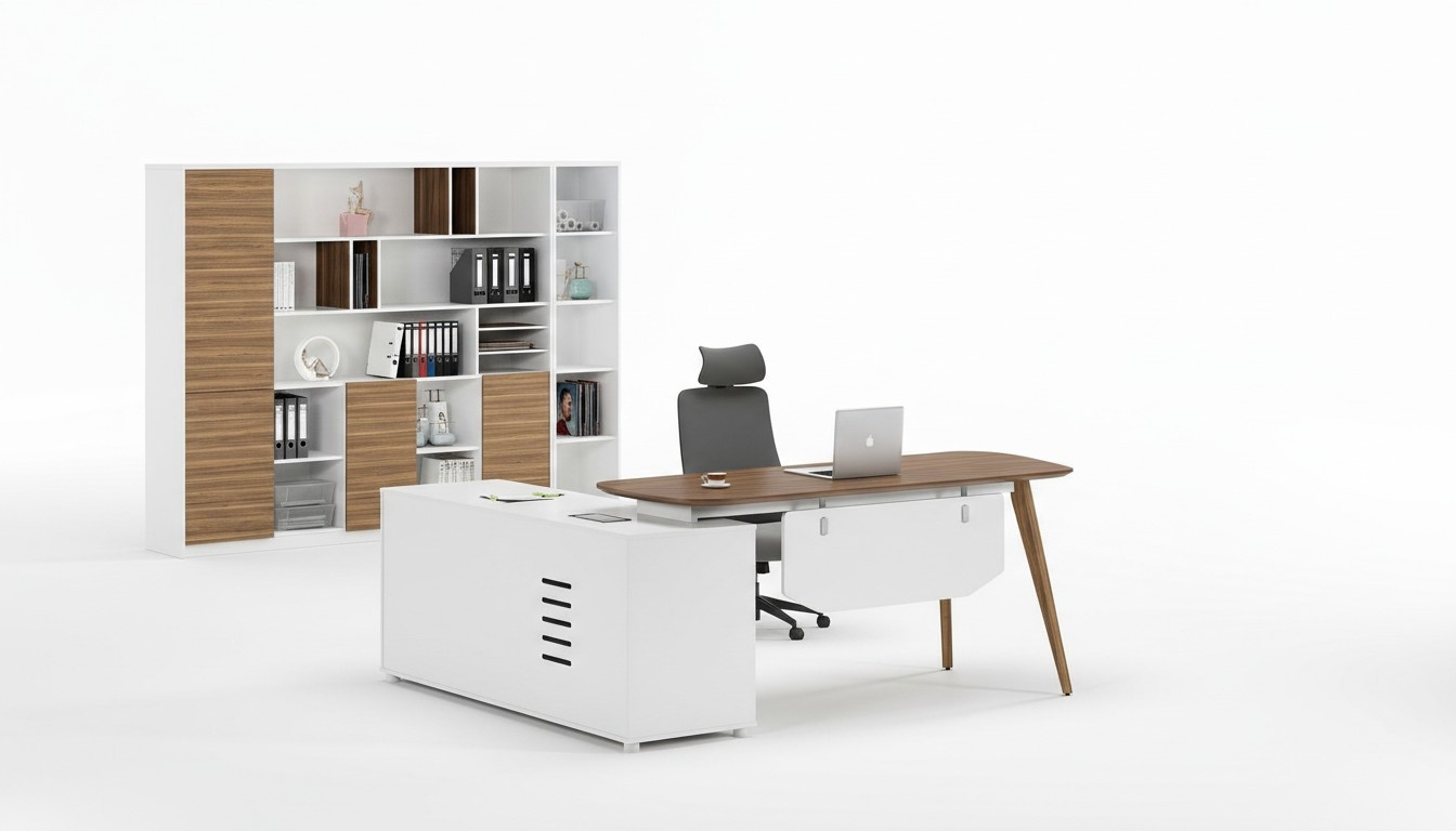 Schreibtisch Eckschreibtisch Computertisch Bürotisch Arbeitstisch Moderne Möbel
