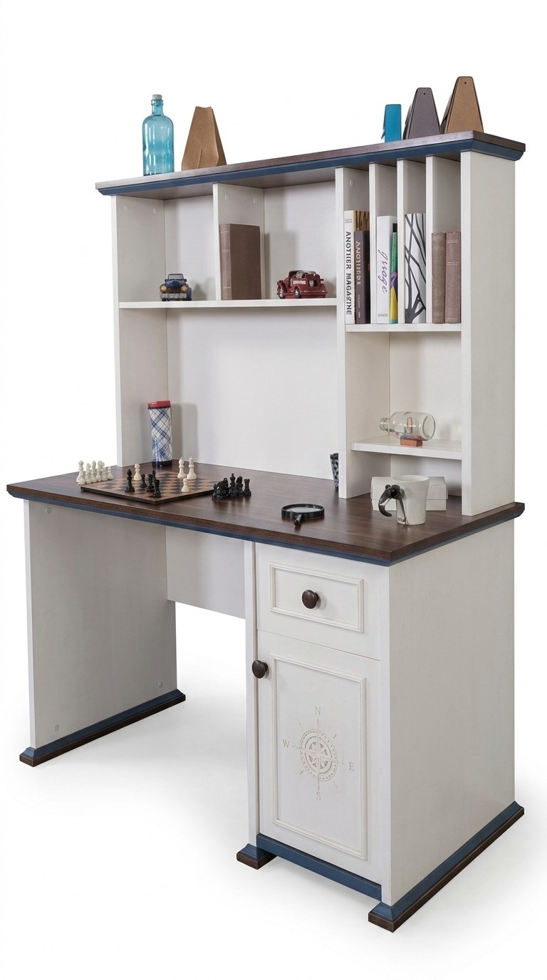 Schreibtisch Holztisch Jugendzimmer Tisch Regal Tische Massivholz Computertisch