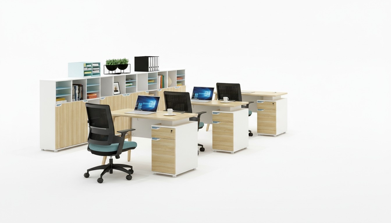 Schreibtisch Luxus Chef Tisch Holz Tische Computer Tisch Home Office Schrank Neu