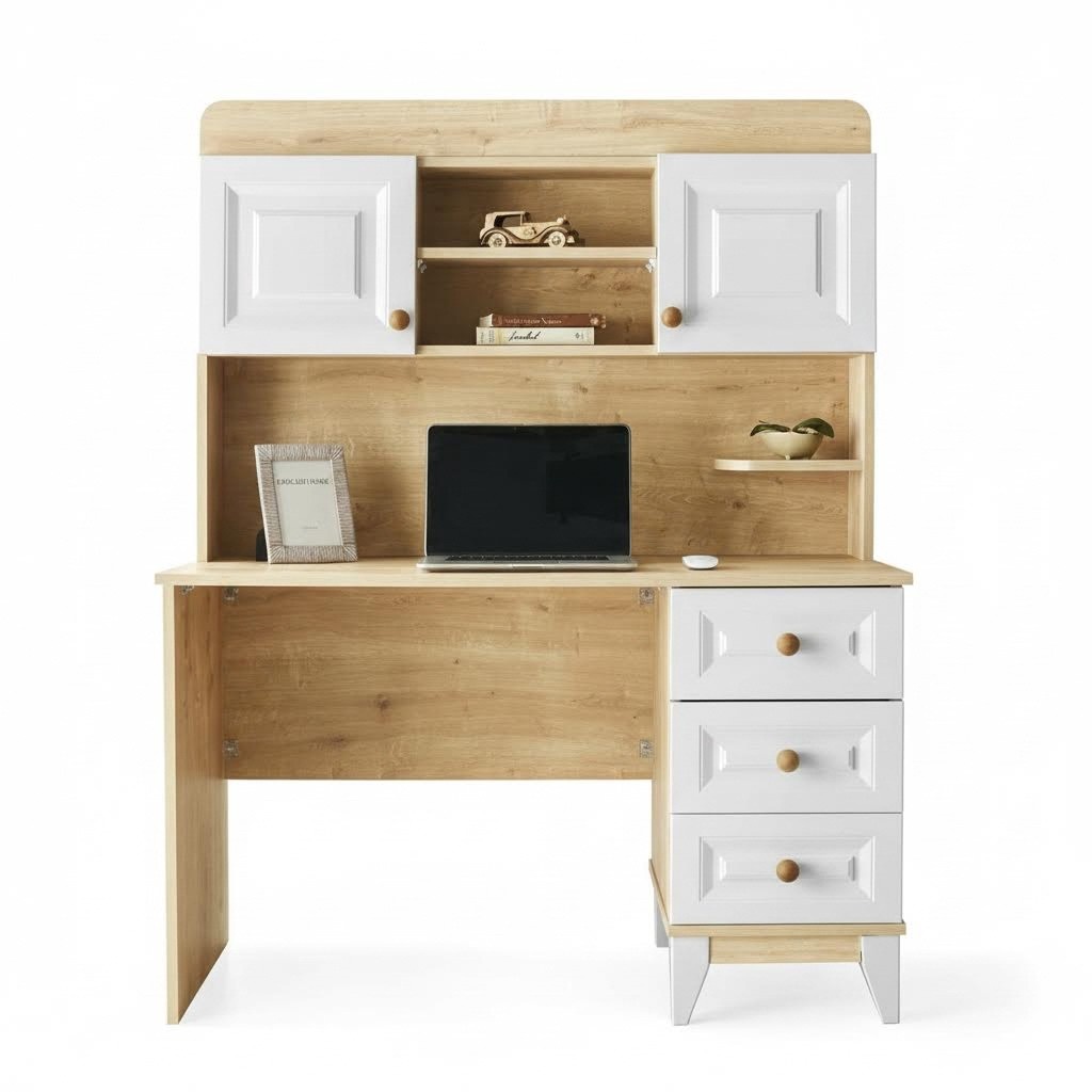 Schreibtisch moderner Tisch für Kinderund Jugendzimmer ideal für Mädchen neu