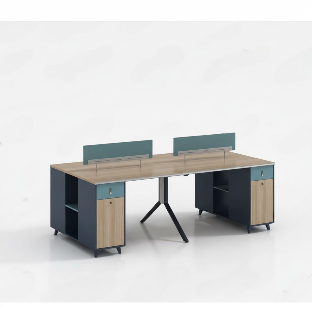 Schreibtisch Teambürotisch Tisch Co Working Gemeinschaftsschreibtisch 4 Personen