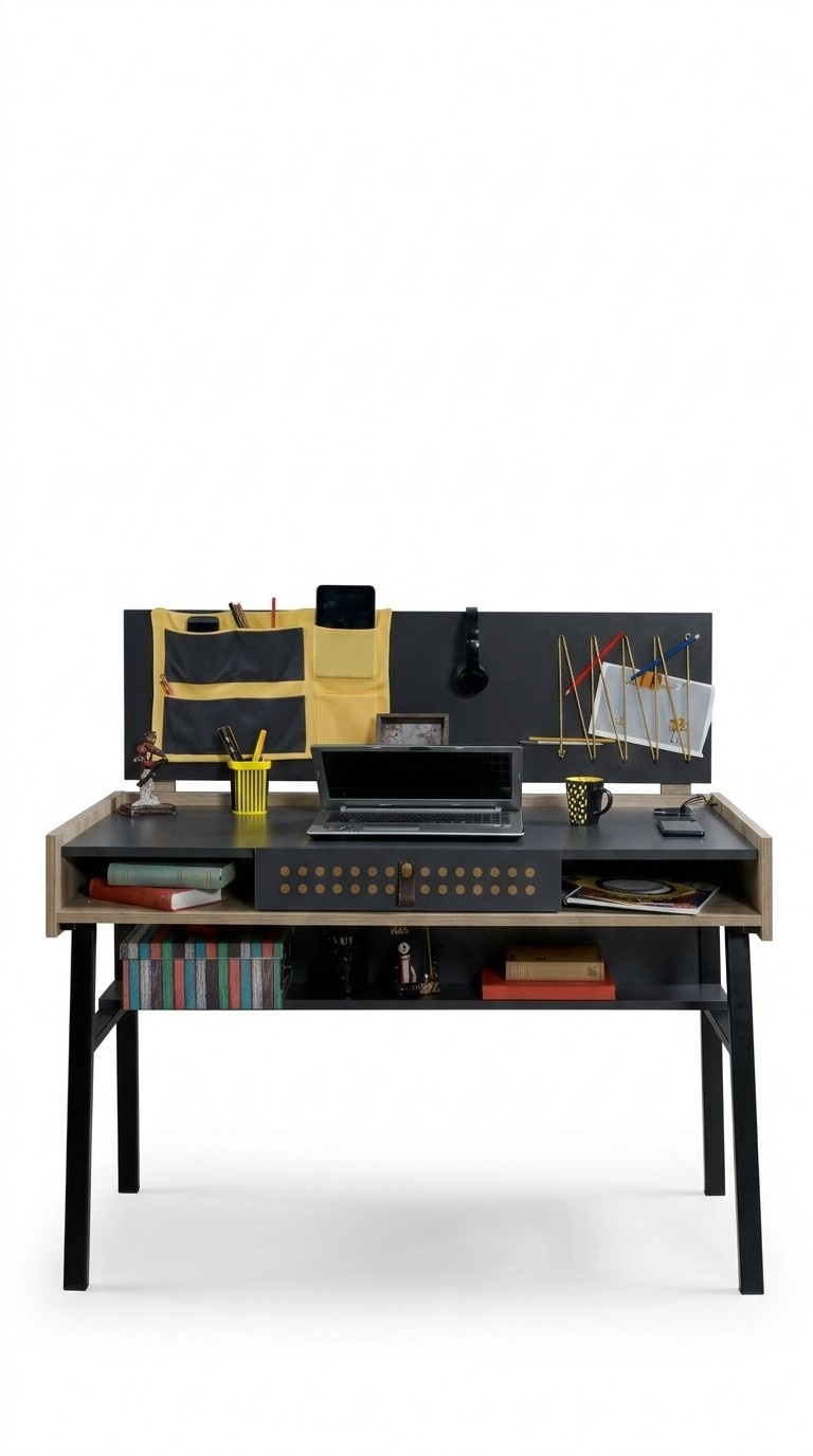 Schreibtisch Wandregal Tisch Italienische Stil Einrichtung Möbel Holz Neu