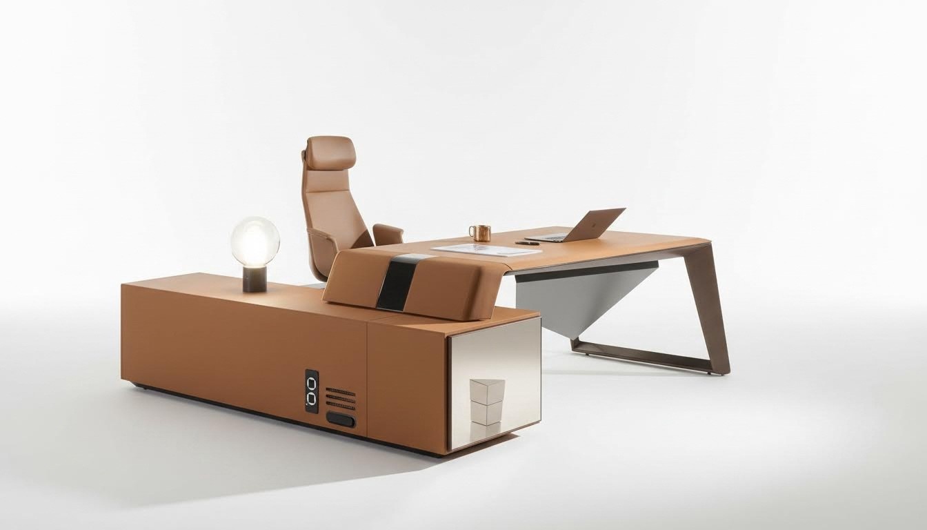 Schreibtische Chef Eckschreibtisch Büro Zimmer Möbel Design Praxis Kanzlei Möbel