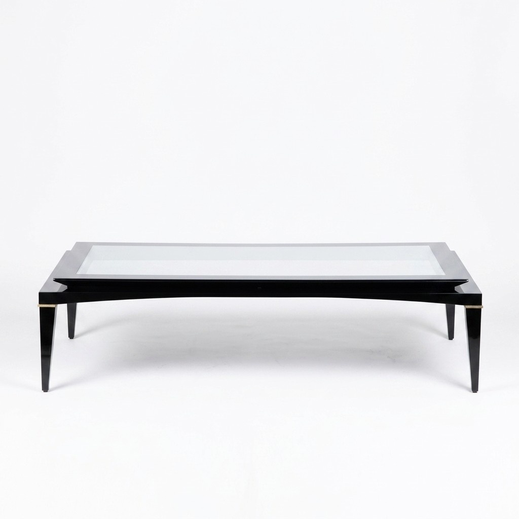 Schwarz Couchtisch Wohnzimmer Luxus Design Möbel Kaffeetisch Tisch Neu