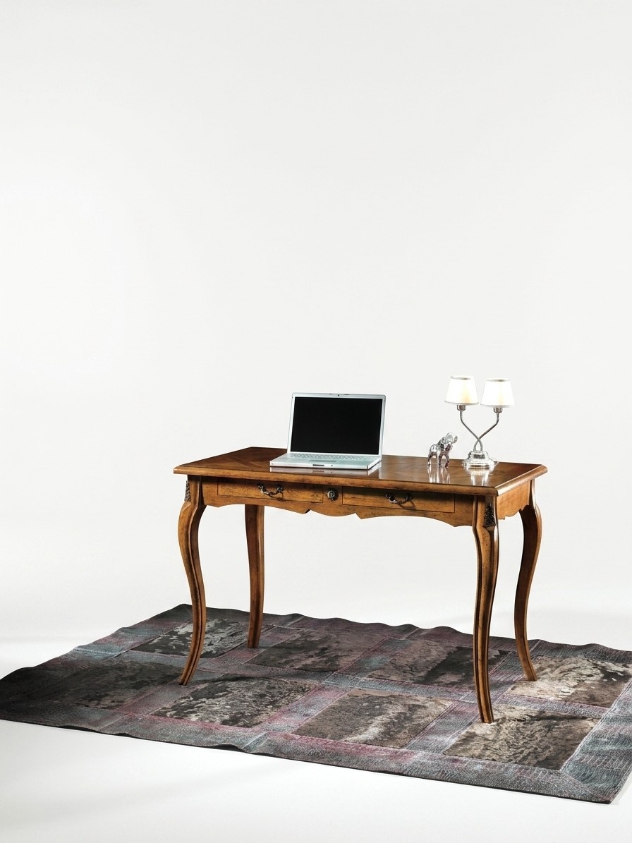 Sekretär Büro Möbel Schreibtisch Computertisch Massiv Holz Schubladen