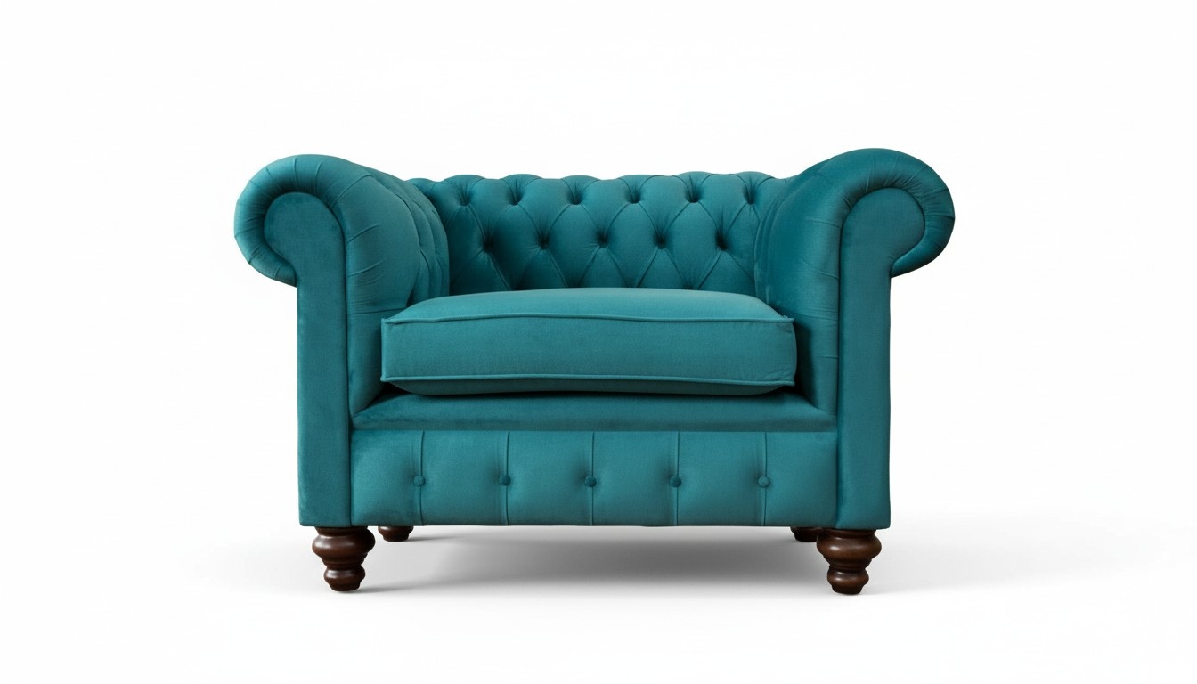 Sessel 1 Sitzer Chesterfield Polster Sofas Design Luxus Couch Sofa Neu