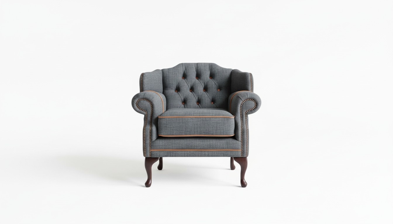 Sessel 1 Sitzer Relax Polster Fernseh Chesterfield Textil Stoff Sofa Couchen Neu