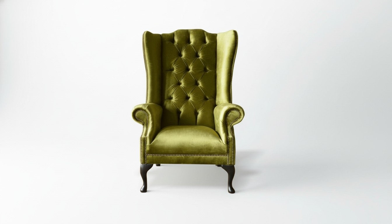 Sessel Designer Sessel Polstersessel Chesterfield Relax Textil Ohrensessel Neu