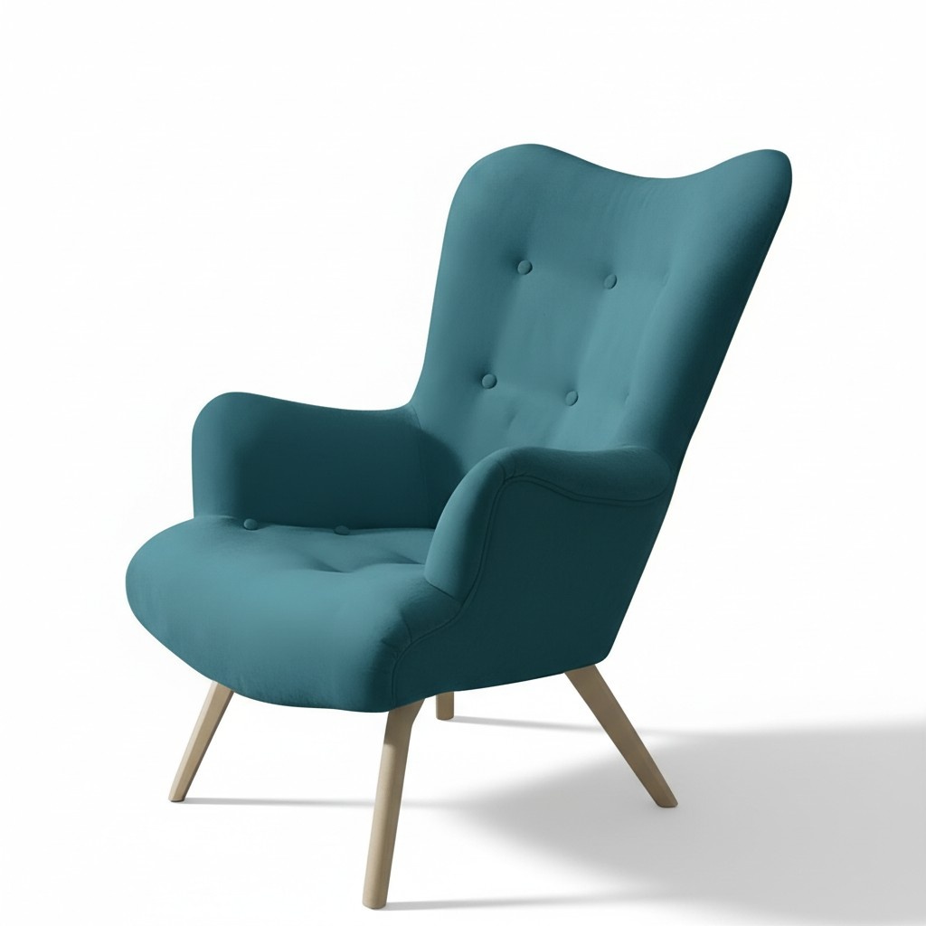 Sessel Einsitzer Lounge Club Möbel Ohrensessel Sofa Couch Fernseh Polster Neu