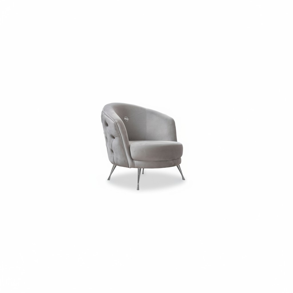 Sessel Einsitzer Luxus 1 Sitzer Polster Sitz Designer Textil Sitz Stoff Modern
