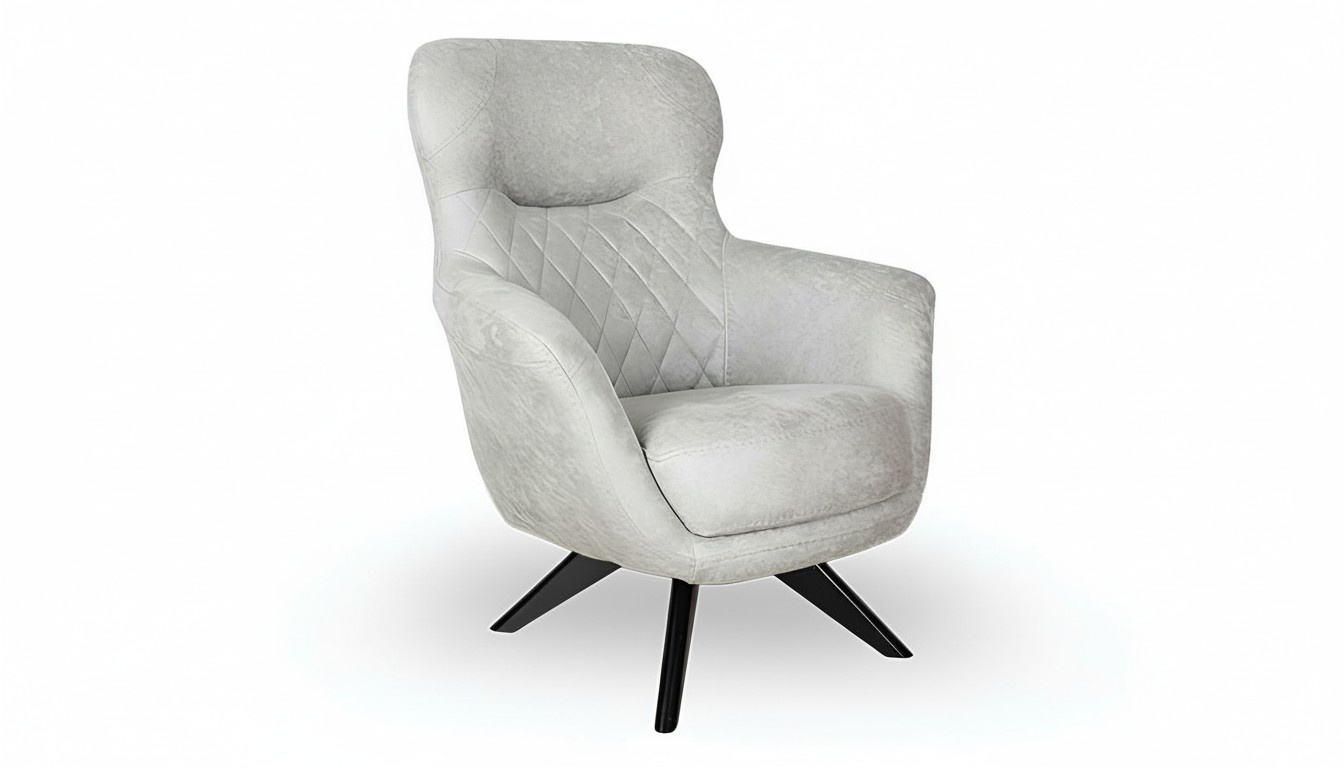 Sessel farbe Weiß bequem mittelweich Luxuriös fürs Wohnzimmer Neu