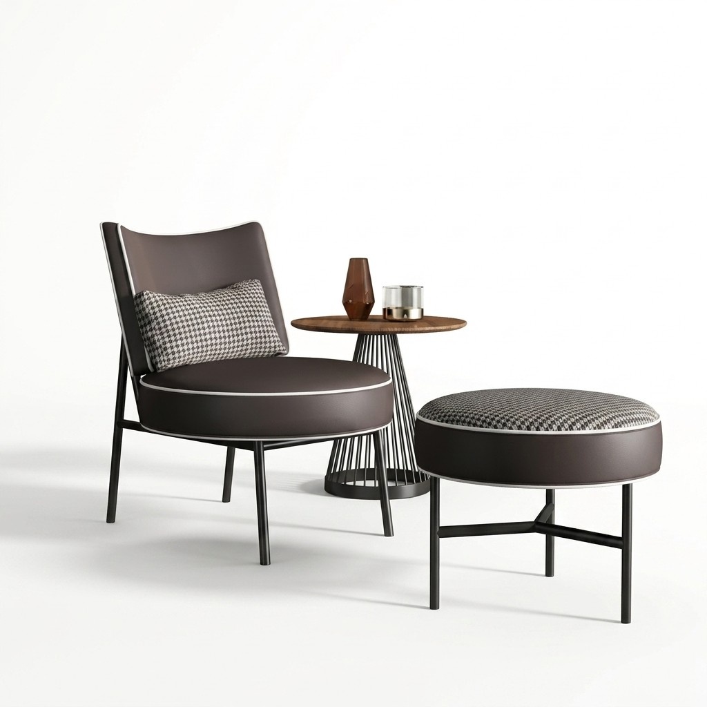 Sessel + Hocker Clubsessel Loungesessel Cocktailsessel Relaxsessel Lehn Polster