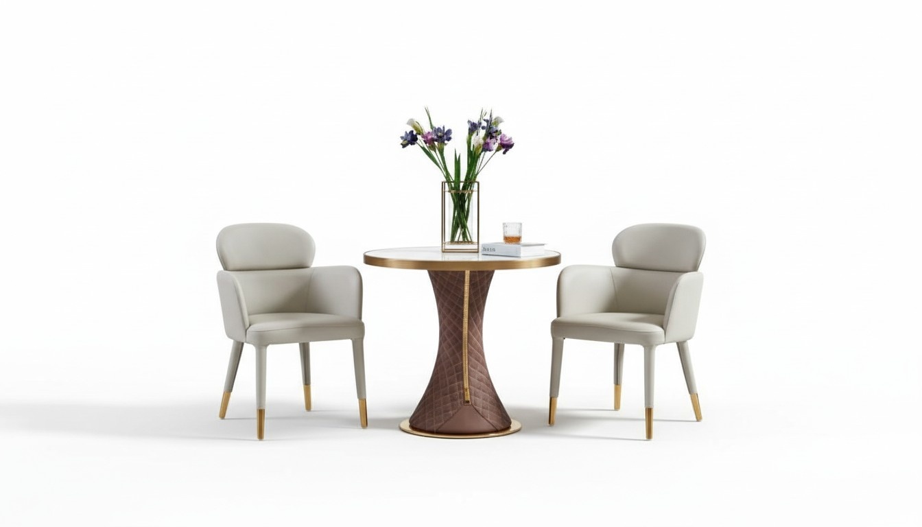 Sessel Leder Weiß Modern Möbel Lehnstuhl Design Möbel Luxus Edelstahl Wohnzimmer