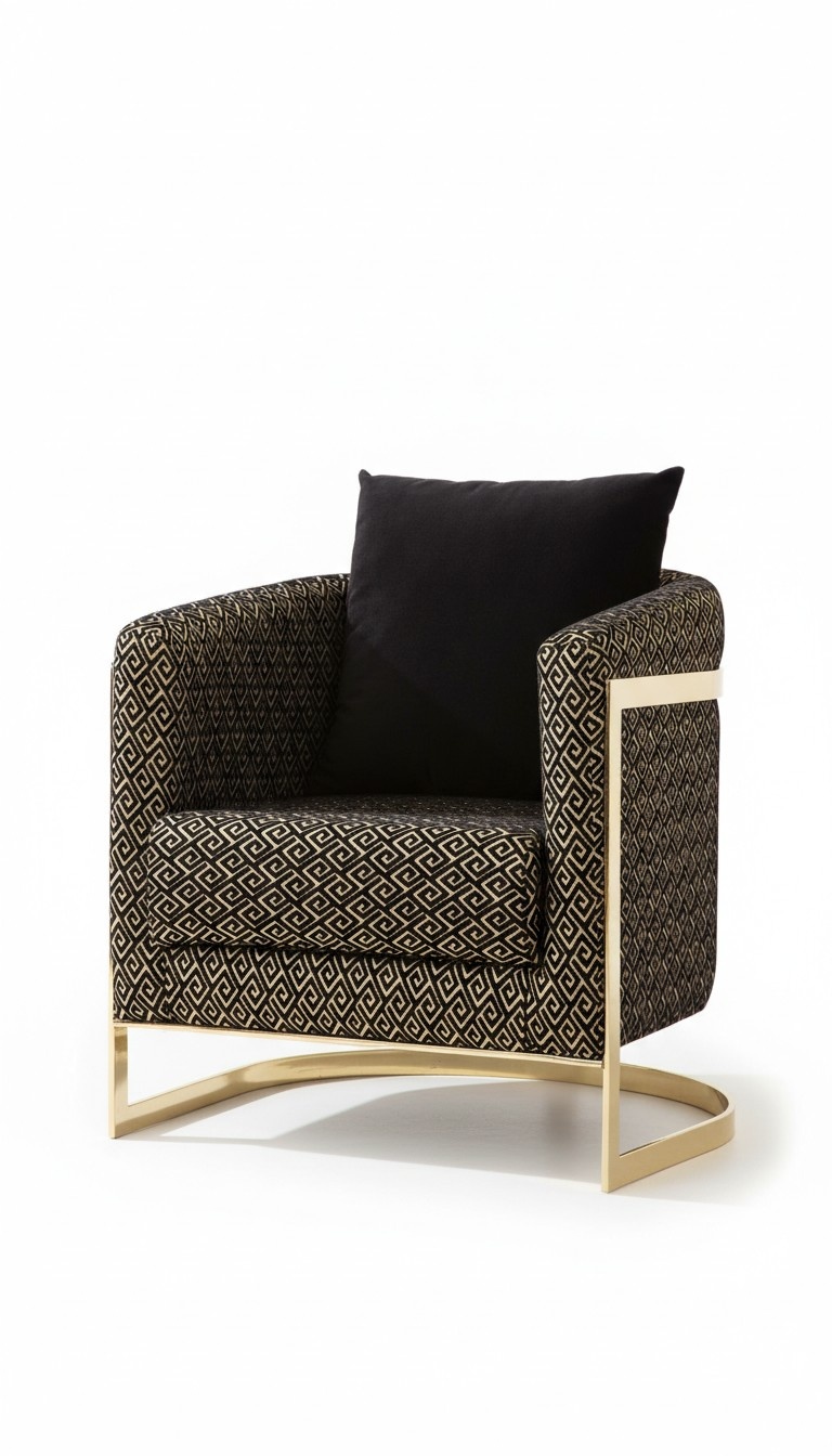 Sessel Moderne Einsitzer Designer Einsitzer Wohnzimmer Luxus Sessel Möbel Neu