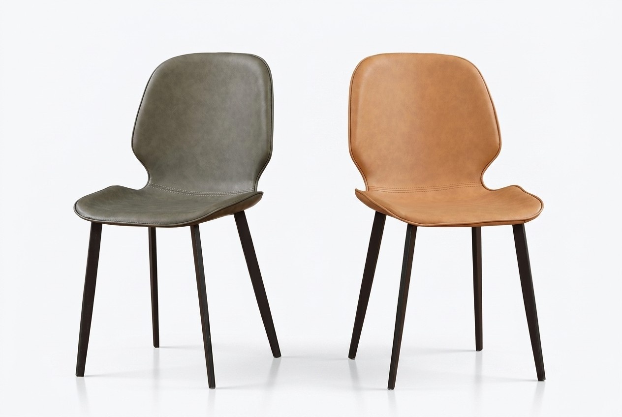 Sessel Stuhl 1x Esszimmer Lounge Sitz Polsterstuhl Kunstleder Fernseh Lehnstuhl.