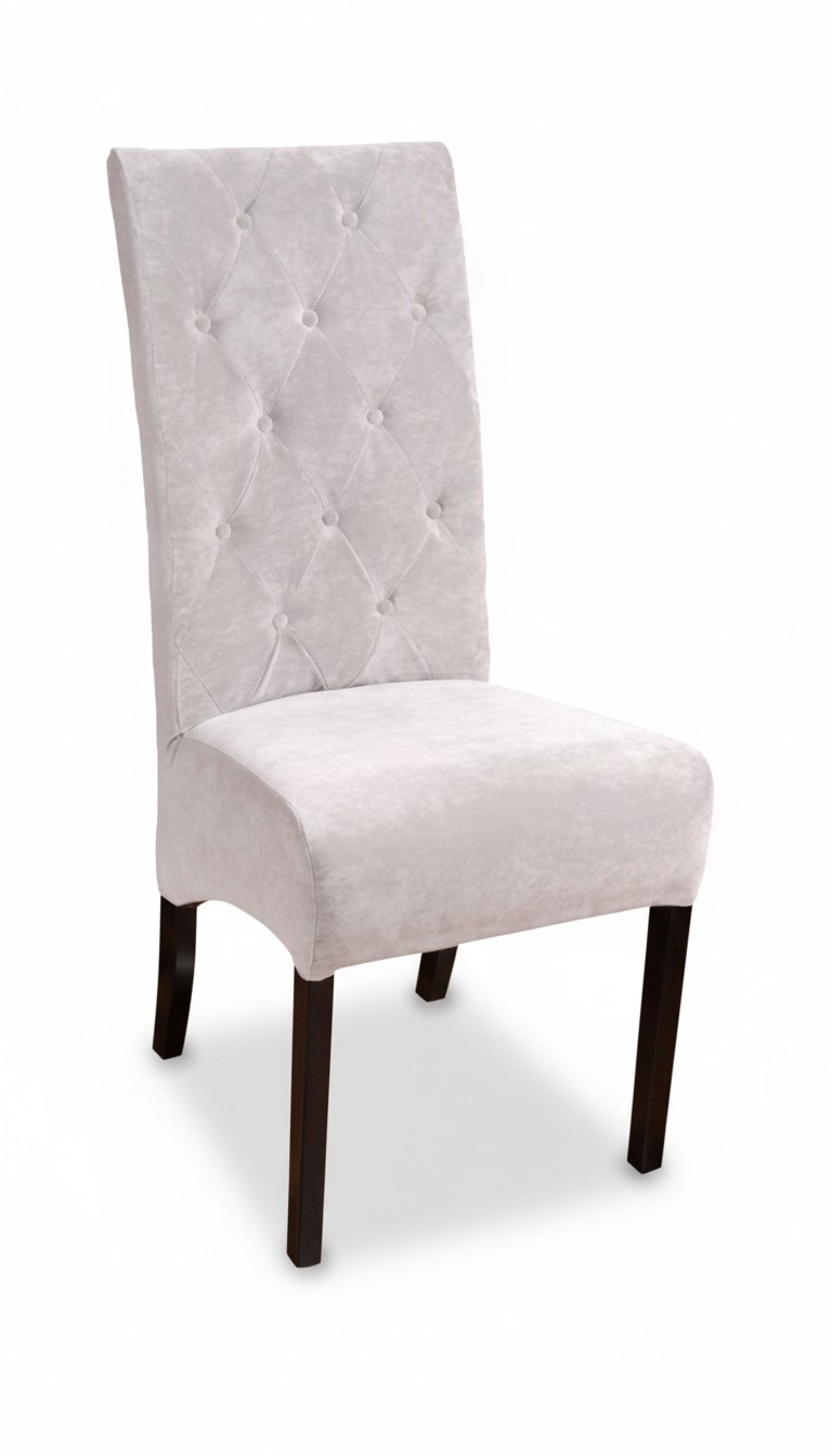 Set 2x Chesterfield Designer Massivholz Stuhl Esszimmerstuhl Designer