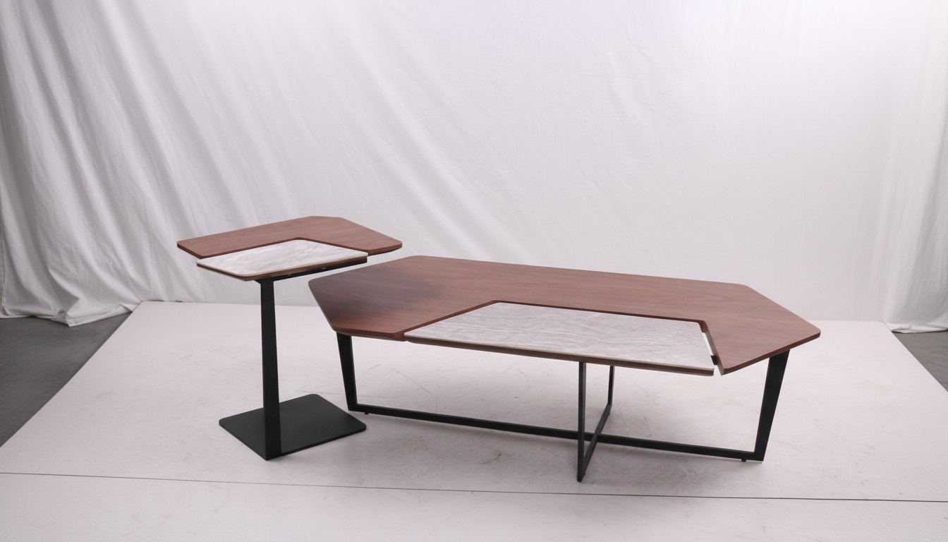 Set 2x Couchtisch Kaffeetisch Beistelltisch Designer Wohnzimmertisch Tische