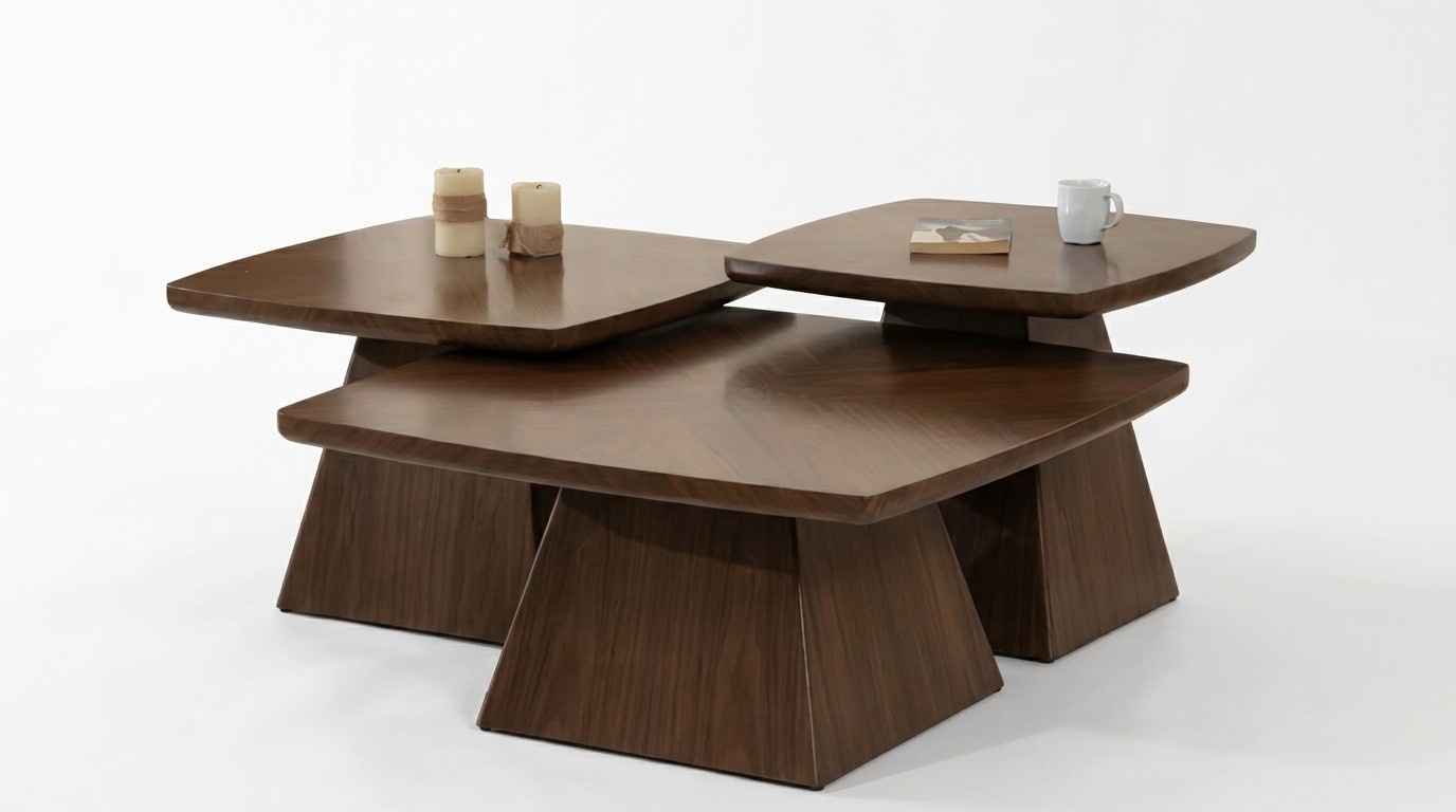 Set 3x Couchtische  Designer Kaffeetische stilvolle Wohnzimmermöbel neu modern