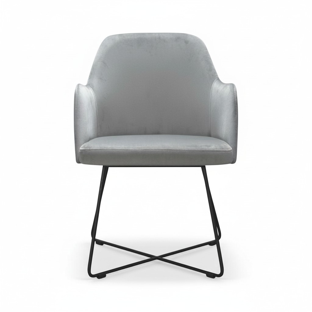 Set 4x Esszimmerstühle Küchenstuhl Wohnzimmerstuhl mit Armlehne Designer