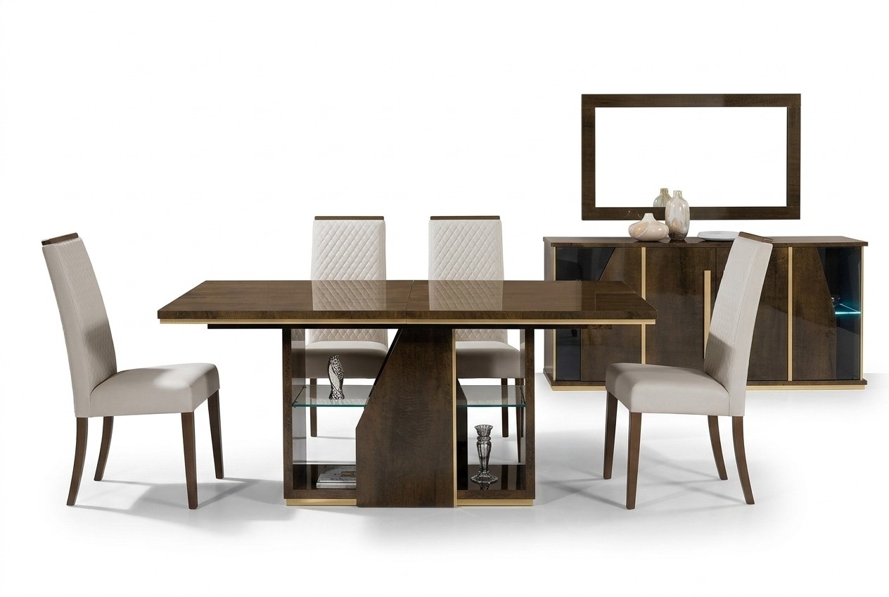 Set 4x Lehnstuhl Esszimmerstuhl Polster Garnitur Holz Stühle Design Gruppe Möbel