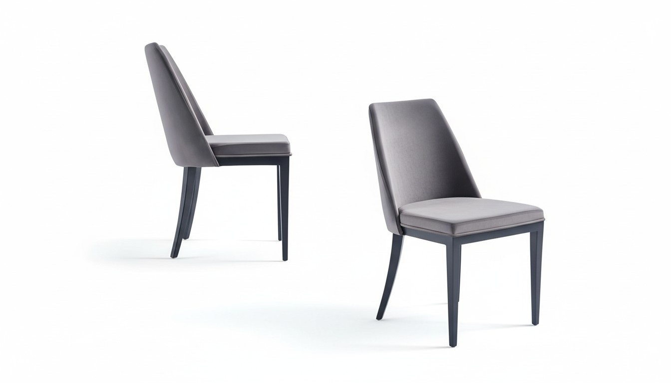 Set 6x Stühle Esszimmerstühle mit Polsterung Küchenstühle Polsterstuhl