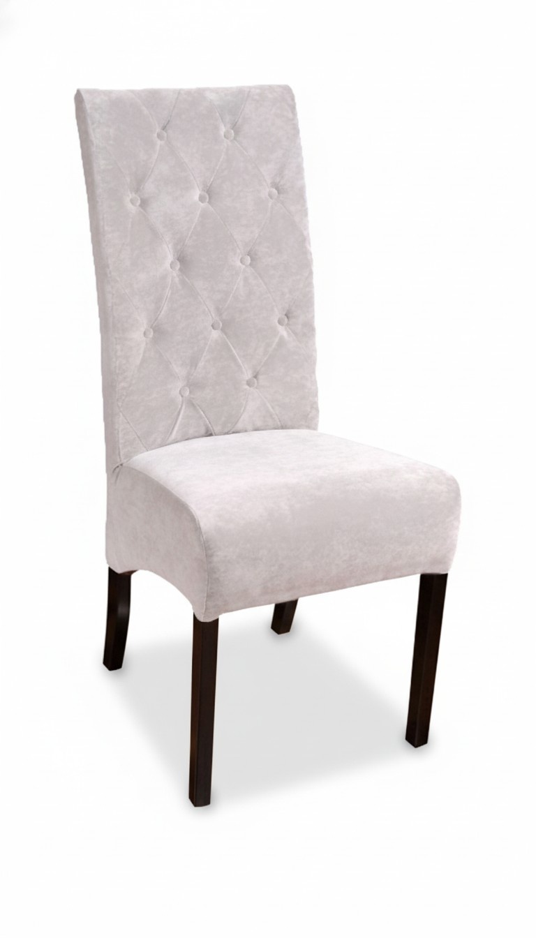 Set 8x Chesterfield Designer Massivholz Stuhl Esszimmerstuhl Designer