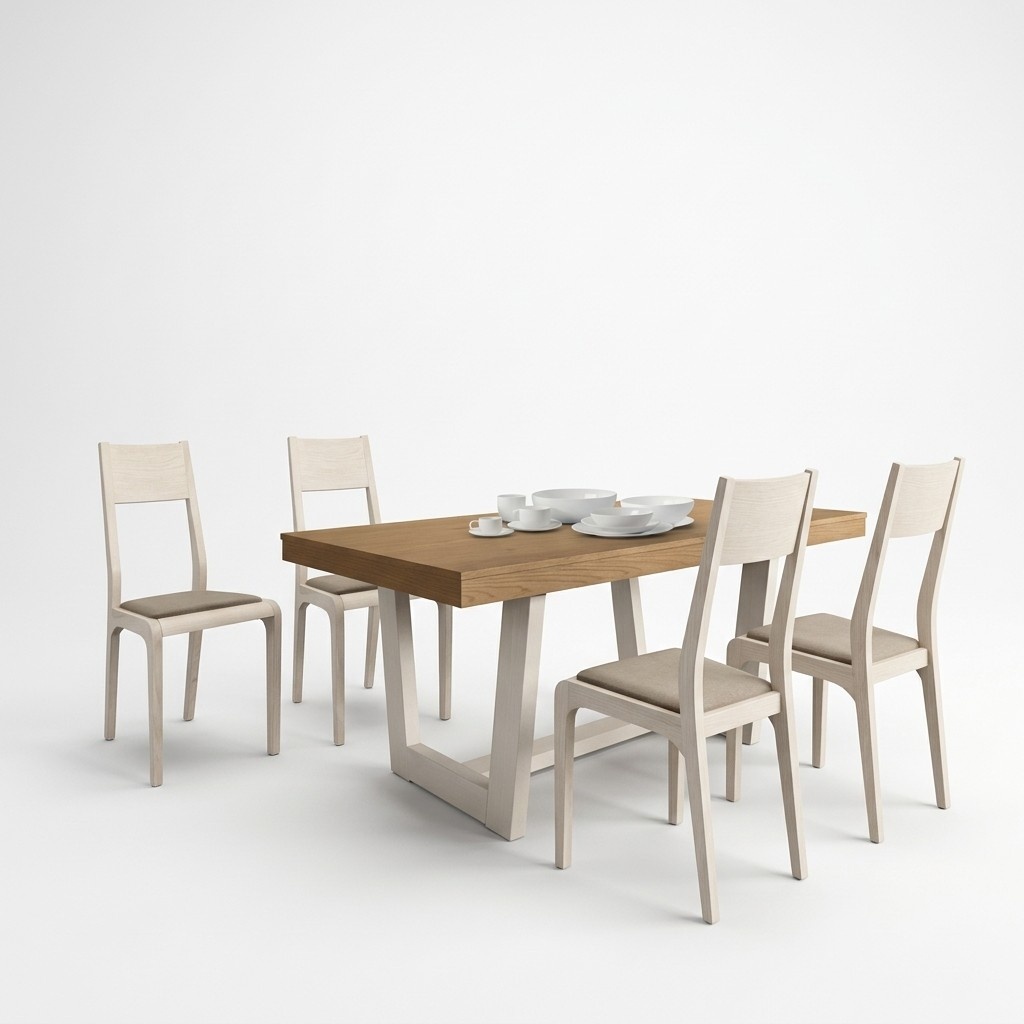 Set Esszimmertisch Esstisch 4х Stühle Esszimmergruppe Essgruppe Tisch