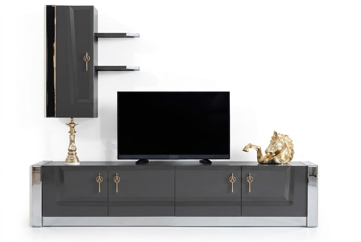 sidebaord Wohnzimmer Möbel tv Lowboard Fernseh Stand Design rtv Schrank Wohnwand