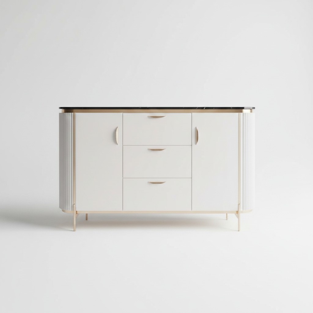 Sideboard Kommode Anrichte Holz Modern Weiß Wohnzimmer Kommoden Neu