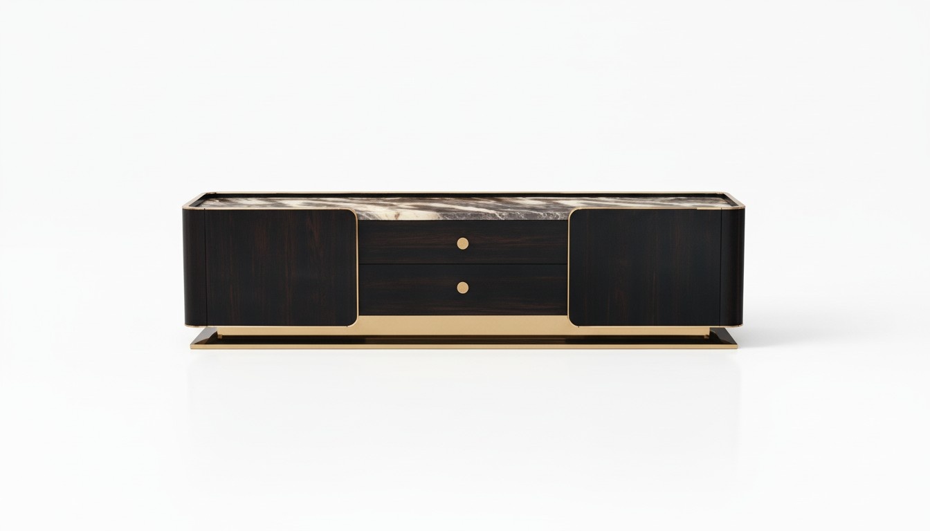 Sideboard rtv Kommode Schrank Designer Möbel Lowboard Holz Kommoden Lowboard neu