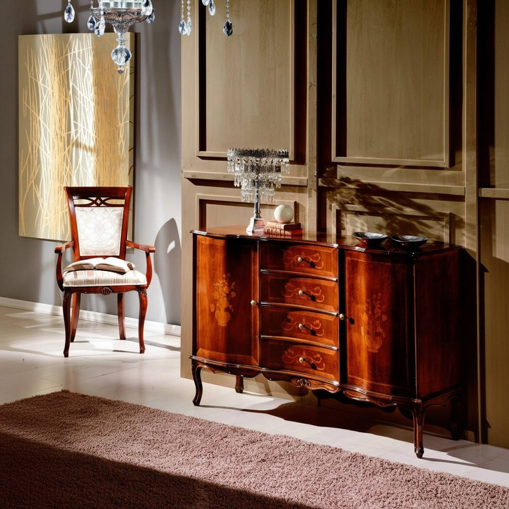 Sideboard Schrank Kommoden Holz Möbel Schränke Kommode Luxus Designer Konsolen Neu