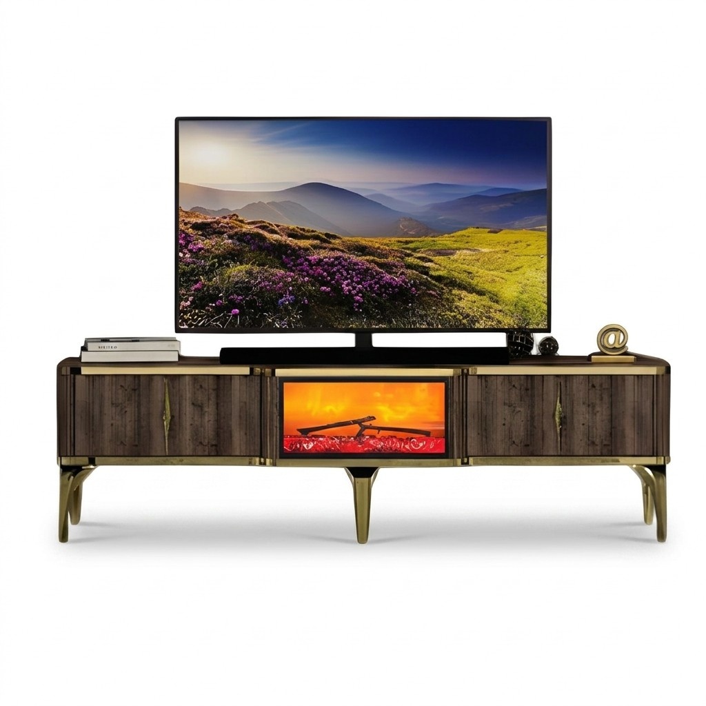 Sideboard TV Lowboard Dekokamin Wohnzimmerschrank Elegant Modern