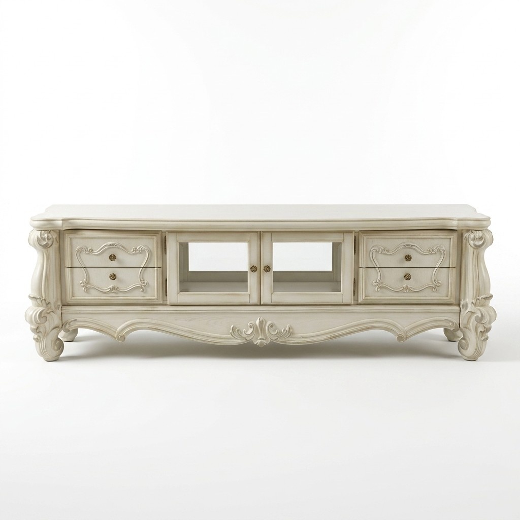 Sideboard TV Lowboard RTV Schrank Tisch Wohnzimmer Holz Klassisch Barock Neu