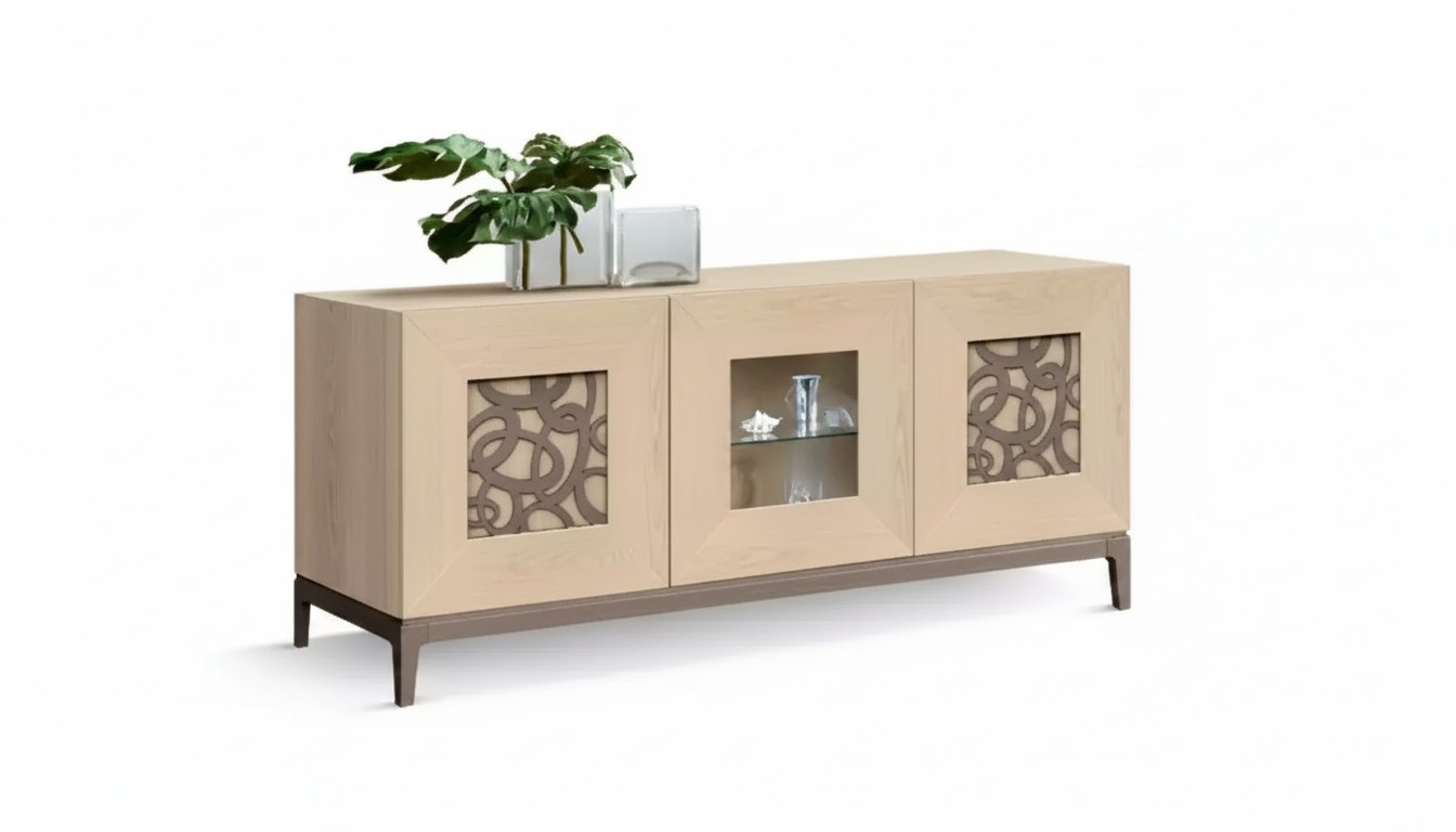 Sideboard wohnzimmer design möbel holz designer kommode