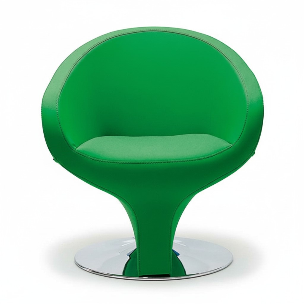 Sofa 1 Sitzer Sofas Leder Dreisitzer Sitz Polster Design Grün Modern