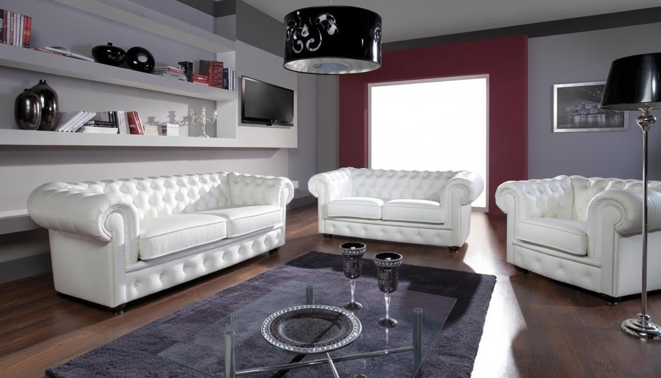 Sofa 2 Sitzer Chesterfield Design Relax Sofas Polster Moderne Couchen
