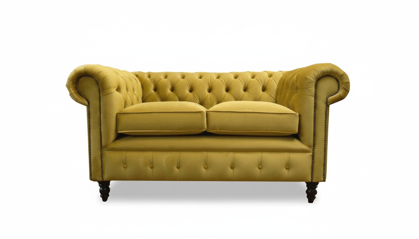 Sofa 2 Sitzer Design Sofas Polster Couchen Leder Relax Chesterfield Sitz Möbel