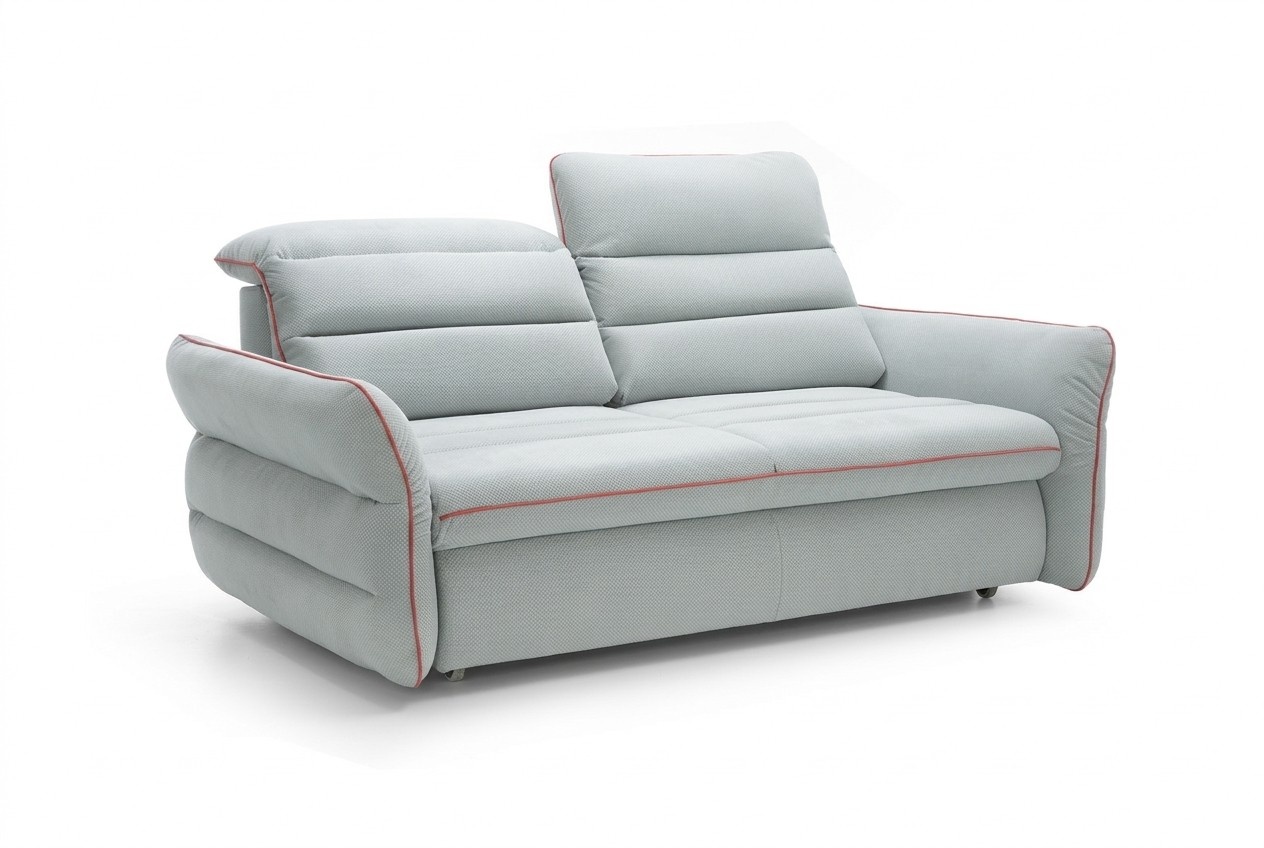 Sofa 2 Sitzer Zweisitzer Schlaf Sofa Möbel Stoff Luxus Multifunktion Couch Neu