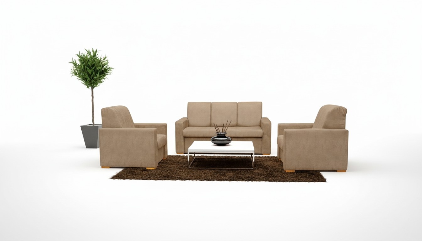 Sofa 3+1+1 Sitz Schlafsofa Designer Sofa mit Bettfunktion Polstergarnitur Couch