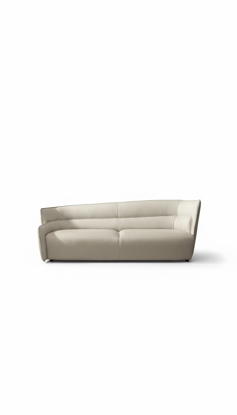Sofa 3 Sitz Couch Leder Weiß Wohnzimmer möbel Sofas Couch Italienischer Prianera