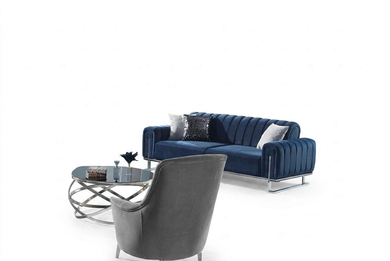 Sofa 3-Sitzer Couch Relaxgarnitur Wohnzimmer 2tlg Lounge-Garnitur Komplettsofa