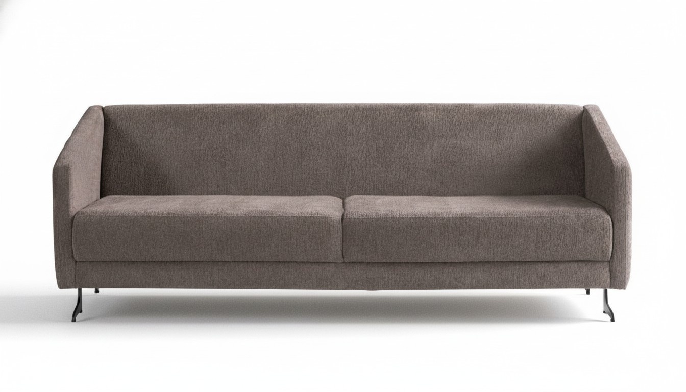 Sofa 3 Sitzer Dreier Couch Polstersofa mit Kissen Armlehne Wohnzimmer