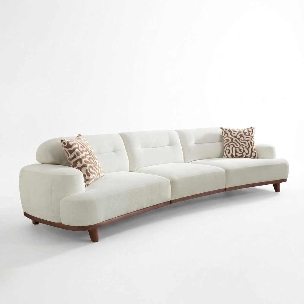 Sofa 3-Sitzer Dreisitzer Sofa mit drei Sitzplätzen Couch Komfort Sitzmöbel Couch
