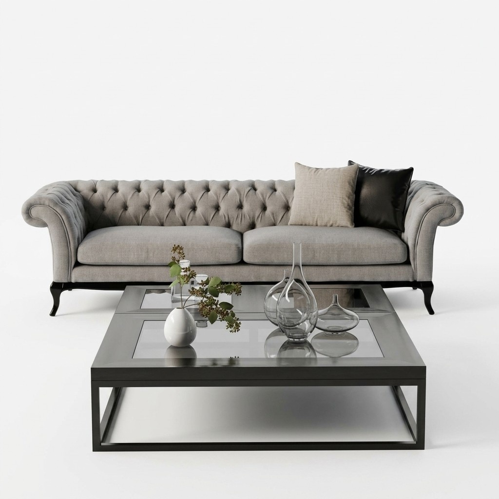 Sofa 4 Sitzer im modernen Stil Schönheit der Form, Komfort