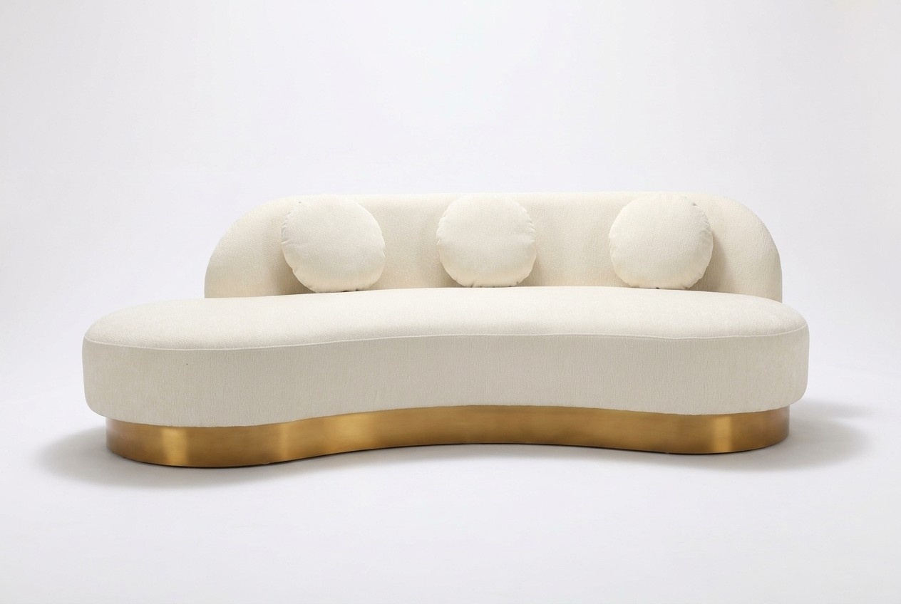 Sofa 3 Sitzer Polster Textil Modern Relax Sitz Luxus Möbel Wohnlandschaft Samt