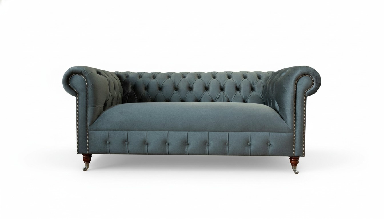 Sofa 3 Sitzer Wohnlandschaft Sofas Couch Polster Garnitur Stoff Samt Modern Neu