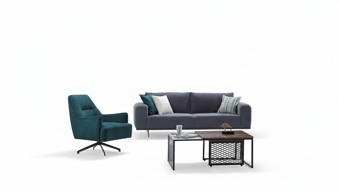 Sofa 3-Sitzer Wohnzimmer Sessel Relaxgarnitur Lounge-Garnitur Komplettsofa Couch