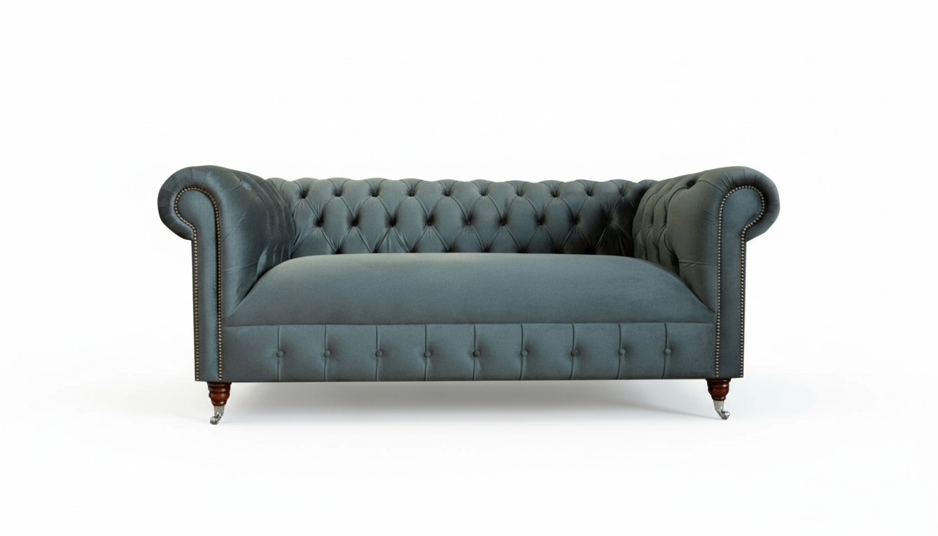 Sofa 3 Sitzer Wohnzimmer Modern Design Couchen Sofa Grau Textil Möbel Textil Neu